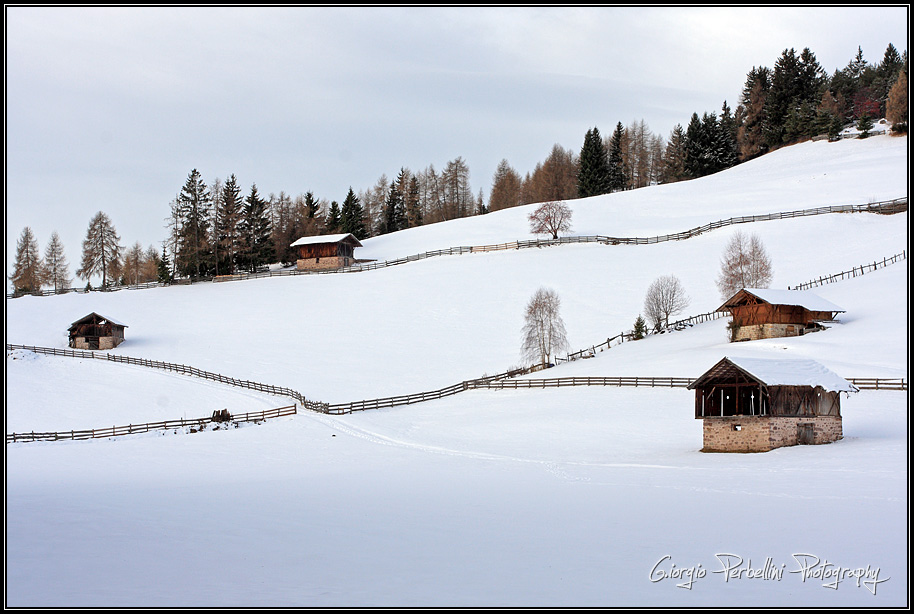 Neve sulle baite di Verano