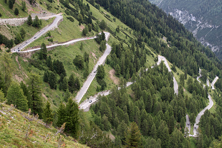 I tornanti dello Stelvio